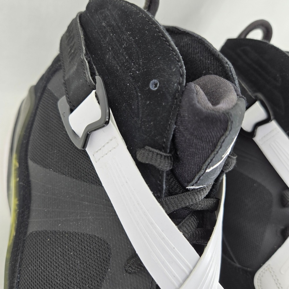 Jordan Air Jordan 8.0 Black Dark Charcoal White Mens 14 Sneakers 467807-001 - Picture 13 of 16